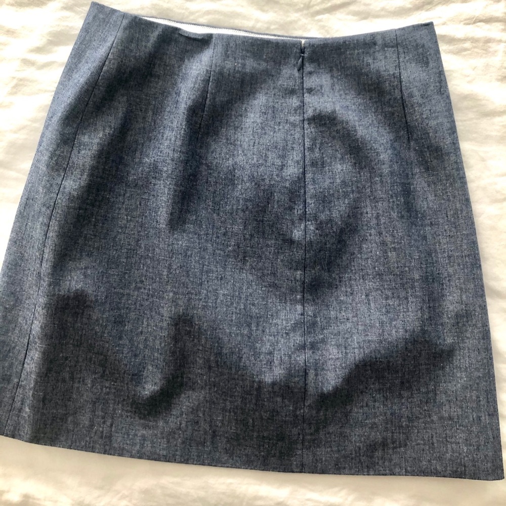 JCrew Scalloped Chambray Mini Skirt✨ - Picture 3 of 4